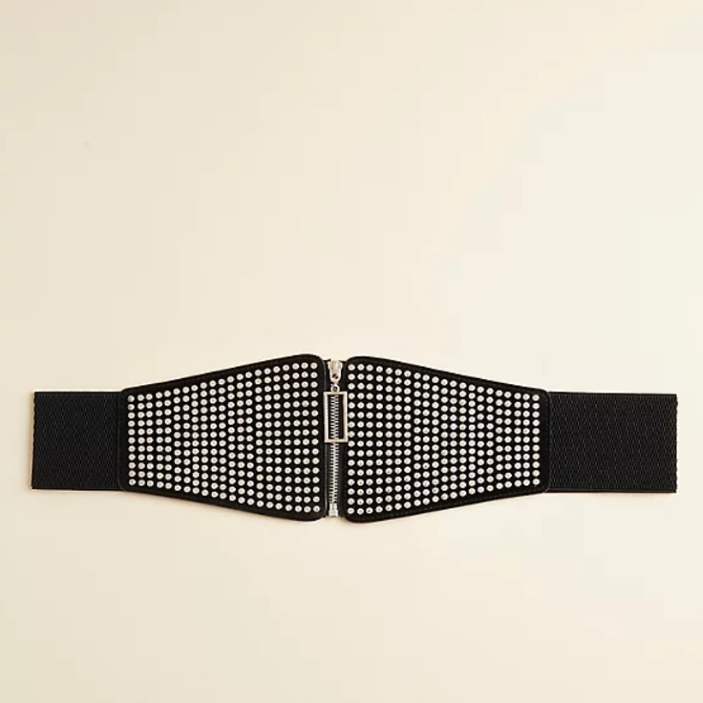 🆕️ STUDDED ZIP STRETCH WAIST BELT
